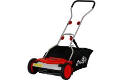 Grizzly Tools Manual 38cm Cordless Lawnmower.